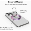 image:imageVELVET CAVIAR Compatible with MagSafe Phone Grip  Magnetic Ring Holder with Adjustable Stand  Removable MagSafe Accessories for iPhone 16 15 14 13 12 Pink Pumpkin SnoopyPurple Marble