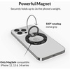 image:imageVELVET CAVIAR Compatible with MagSafe Phone Grip  Magnetic Ring Holder with Adjustable Stand  Removable MagSafe Accessories for iPhone 16 15 14 13 12 Pink Pumpkin SnoopyBlack Marble