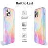image:imageVELVET CAVIAR Compatible with iPhone 1212 Pro Case for Women Cute  10ft Drop Tested  Protective Phone Cover Geometric MarblePastel Tie Dye