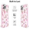 image:imageVELVET CAVIAR Compatible with iPhone 1212 Pro Case for Women Cute  10ft Drop Tested  Protective Phone Cover Geometric MarblePosie Pink Bow