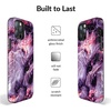 image:imageVELVET CAVIAR Compatible with iPhone 1212 Pro Case for Women Cute  10ft Drop Tested  Protective Phone Cover Geometric MarblePurple Stone