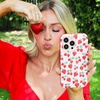 image:imageVELVET CAVIAR Compatible with iPhone 1212 Pro Case for Women Cute  10ft Drop Tested  Protective Phone Cover Geometric MarbleStrawberry