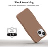 image:imageVELVET CAVIAR Designed for iPhone 14 Plus Case Silicone  MagSafe Compatible Builtin Magnetic Ring  Microfiber Lining  6ft Drop Tested Protective Phone Cases OrangeBrown
