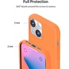 image:imageVELVET CAVIAR Designed for iPhone 14 Plus Case Silicone  MagSafe Compatible Builtin Magnetic Ring  Microfiber Lining  6ft Drop Tested Protective Phone Cases OrangeOrange