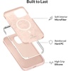 image:imageVELVET CAVIAR Designed for iPhone 14 Plus Case Silicone  MagSafe Compatible Builtin Magnetic Ring  Microfiber Lining  6ft Drop Tested Protective Phone Cases OrangeBlush Pink