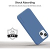 image:imageVELVET CAVIAR Designed for iPhone 14 Plus Case Silicone  MagSafe Compatible Builtin Magnetic Ring  Microfiber Lining  6ft Drop Tested Protective Phone Cases OrangeLinen Blue