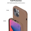 image:imageVELVET CAVIAR Designed for iPhone 14 Plus Case Silicone  MagSafe Compatible Builtin Magnetic Ring  Microfiber Lining  6ft Drop Tested Protective Phone Cases OrangeBrown