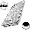 image:imageVELVET CAVIAR Designer Bling Case Compatible with iPhone 15  Luxury Rhinestone Diamond Phone Case Sparkly Crystals Hot Pink BaseSilver Crystal
