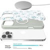 image:imageVELVET CAVIAR Snoopy Gifts for Women  Phone Case for iPhone 16 Pro Max  Compatible with MagSafe 10ft Drop Tested  Snoopy ChristmasFrench Blue Floral