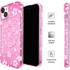 image:imageVELVET CAVIAR for iPhone 13 Case Floral  Compatible with MagSafe  10ft Drop Tested  Purple Rose Gold FlowersCherry Blossom Glitter