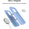 image:imageVELVET CAVIAR for iPhone 13 Case Floral  Compatible with MagSafe  10ft Drop Tested  Purple Rose Gold FlowersHolographic Moonstone