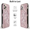 image:imageVELVET CAVIAR for iPhone 13 Pro Case  Compatible with MagSafe  10ft Drop Tested  Galaxy GlitterDusty Rose Floral