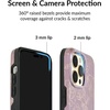 image:imageVELVET CAVIAR for iPhone 14 Plus Case  Compatible with MagSafe  10ft Drop Tested  Supergirl Purple Stardust GlitterDusty Rose Floral