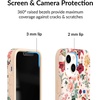 image:imageVELVET CAVIAR for iPhone 14 Plus Case  Compatible with MagSafe  10ft Drop Tested  Supergirl Purple Stardust GlitterNude Vintage Floral