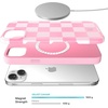 image:imageVELVET CAVIAR for iPhone 14 Plus Case  Compatible with MagSafe  10ft Drop Tested  Supergirl Purple Stardust GlitterPink Checkered