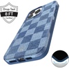 image:imageVELVET CAVIAR for iPhone 14 Plus Max Case Halloween  Compatible with MagSafe 10ft Drop Tested  Beetlejuice Ghost with The MostDenim Vibe Checkered