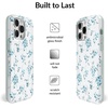 image:imageVELVET CAVIAR for iPhone 14 Plus Max Case Halloween  Compatible with MagSafe 10ft Drop Tested  Beetlejuice Ghost with The MostFrench Blue Floral
