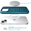image:imageVELVET CAVIAR for iPhone 14 Plus Max Case Halloween  Compatible with MagSafe 10ft Drop Tested  Beetlejuice Ghost with The MostMetallic Navy Leopard