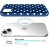 image:imageVELVET CAVIAR for iPhone 14 Plus Max Case Halloween  Compatible with MagSafe 10ft Drop Tested  Beetlejuice Ghost with The MostMidnight Polka Dot