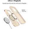 image:imageVELVET CAVIAR for iPhone 14 Plus Max Case Halloween  Compatible with MagSafe 10ft Drop Tested  Beetlejuice Ghost with The MostNude Vintage Floral