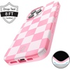 image:imageVELVET CAVIAR for iPhone 14 Plus Max Case Halloween  Compatible with MagSafe 10ft Drop Tested  Beetlejuice Ghost with The MostPink Checkered