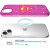 image:imageVELVET CAVIAR for iPhone 14 Plus Max Case Halloween  Compatible with MagSafe 10ft Drop Tested  Beetlejuice Ghost with The MostSupergirl Stardust Glitter