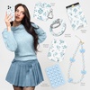 image:imageVELVET CAVIAR for iPhone 15 Case  Compatible with MagSafe  10ft Drop Tested  Geometric MarbleFrench Blue Floral