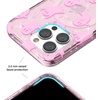 image:imageVELVET CAVIAR for iPhone 15 Case  Compatible with MagSafe  10ft Drop Tested  Geometric MarbleGhosted Pink Glitter