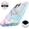 image:imageVELVET CAVIAR for iPhone 15 Case  Compatible with MagSafe  10ft Drop Tested  Geometric MarbleHolographic Moonstone Marble