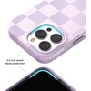 image:imageVELVET CAVIAR for iPhone 15 Case  Compatible with MagSafe  10ft Drop Tested  Geometric MarbleLilac Checkered
