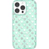 image:imageVELVET CAVIAR for iPhone 15 Case  Compatible with MagSafe  10ft Drop Tested  Geometric MarbleMint Chrome Polka Dot