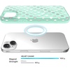 image:imageVELVET CAVIAR for iPhone 15 Case  Compatible with MagSafe  10ft Drop Tested  Geometric MarbleMint Chrome Polka Dot