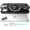 image:imageVELVET CAVIAR for iPhone 15 Case  Compatible with MagSafe  10ft Drop Tested  Geometric MarbleNightbloom Gold Chrome Floral