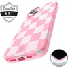 image:imageVELVET CAVIAR for iPhone 15 Case  Compatible with MagSafe  10ft Drop Tested  Geometric MarblePink