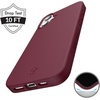 image:imageVELVET CAVIAR for iPhone 15 Pro Case  Compatible with MagSafe  10ft Drop Protection BurgundyBurgundy 1990
