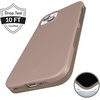 image:imageVELVET CAVIAR for iPhone 15 Pro Case  Compatible with MagSafe  10ft Drop Protection BurgundyCashmere Taupe