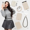 image:imageVELVET CAVIAR for iPhone 15 Pro Case  Compatible with MagSafe  10ft Drop Protection BurgundySand Stone