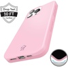 image:imageVELVET CAVIAR for iPhone 15 Pro Case  Compatible with MagSafe  10ft Drop Protection BurgundyStrawberry Milk