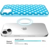 image:imageVELVET CAVIAR for iPhone 15 Pro Max Case  Compatible with MagSafe  10ft Drop Tested  Protective Designer Cases  Supergirl Krypto GlitterAquamarine Polka Dot