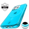 image:imageVELVET CAVIAR for iPhone 15 Pro Max Case  Compatible with MagSafe  10ft Drop Tested  Protective Designer Cases  Supergirl Krypto GlitterNeon Blue