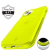 image:imageVELVET CAVIAR for iPhone 15 Pro Max Case  Compatible with MagSafe  10ft Drop Tested  Protective Designer Cases  Supergirl Krypto GlitterNeon Yellow