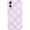 image:imageVELVET CAVIAR for iPhone 16 Case  Compatible with MagSafe 10ft Drop Tested  Protective Designer Cases  Supergirl Krypto GlitterLilac Vibe Checkered
