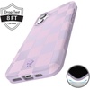 image:imageVELVET CAVIAR for iPhone 16 Case  Compatible with MagSafe 10ft Drop Tested  Protective Designer Cases  Supergirl Krypto GlitterLilac Vibe Checkered