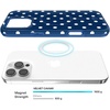 image:imageVELVET CAVIAR for iPhone 16 Case  Compatible with MagSafe 10ft Drop Tested  Protective Designer Cases  Supergirl Krypto GlitterMidnight Polka Dot