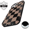 image:imageVELVET CAVIAR for iPhone 16 Case  Compatible with MagSafe 10ft Drop Tested  Protective Designer Cases  Supergirl Krypto GlitterMocha Vibe Checkered