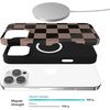 image:imageVELVET CAVIAR for iPhone 16 Case  Compatible with MagSafe 10ft Drop Tested  Protective Designer Cases  Supergirl Krypto GlitterMocha Vibe Checkered