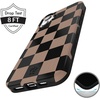 image:imageVELVET CAVIAR for iPhone 16 Case  Compatible with MagSafe 10ft Drop Tested  Protective Designer Cases  Supergirl Krypto GlitterMocha Vibe Checkered