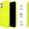 image:imageVELVET CAVIAR for iPhone 16 Case  Compatible with MagSafe 10ft Drop Tested  Protective Designer Cases  Supergirl Krypto GlitterNeon Yellow