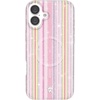 image:imageVELVET CAVIAR for iPhone 16 Case  Compatible with MagSafe 10ft Drop Tested  Protective Designer Cases  Supergirl Krypto GlitterSunkissed Stripes Glitter