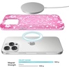 image:imageVELVET CAVIAR x Snoopy Phone Case for iPhone 15  Compatible with MagSafe  10ft Drop Tested  Pink Snoopy Be MineCherry Blossom Glitter